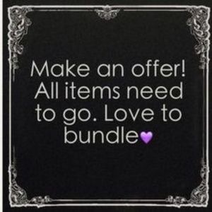 Make an Offer or bundle!!